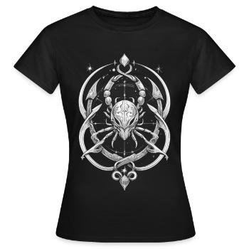 Standard-Vektor-Logo - Astrologische Spiele - Frauen T-Shirt - Schwarz - Vorne - AI Model Female 172 dark (172cm)
