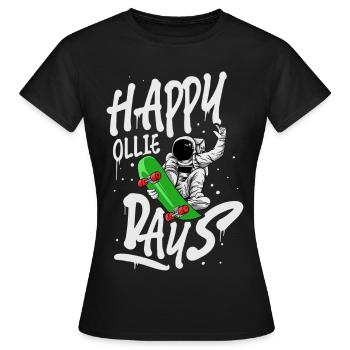 Skateboard Skate Skater - T-shirt Femme - noir - Devant - AI Model Female 172 dark (172cm)