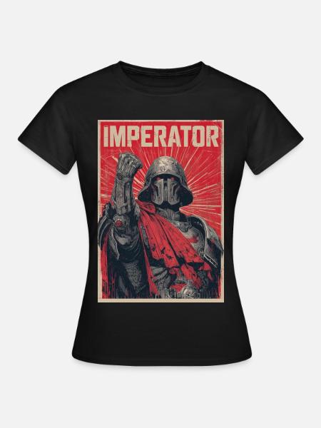 Imperator Krieger Poster - Frauen T-Shirt - Schwarz