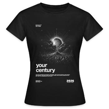 Votre explosion du siècle - T-shirt Femme - noir - Devant - AI Model Female 172 dark (172cm)