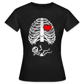 Baby on board - rock baby - Women's T-Shirt - black - Front - AI Model Female 172 dark (172cm)