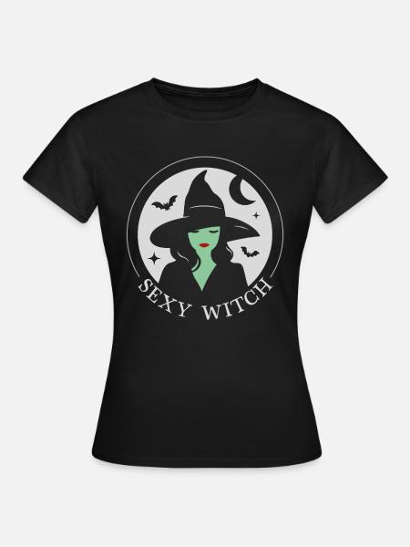 Sexy Hexe - Frauen T-Shirt - Schwarz