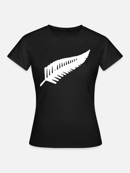 Ein Farn - Frauen T-Shirt - Schwarz