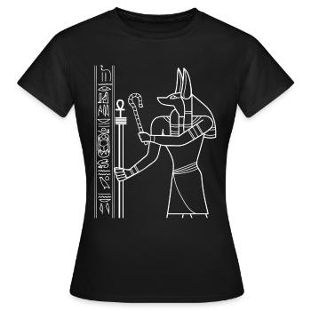 Égypte - T-shirt Femme - noir - Devant - AI Model Female 172 dark (172cm)