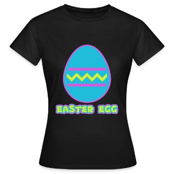 Easter Egg - Easter egg - Women's T-Shirt - black - Front - AI Model Female 172 dark (172cm)