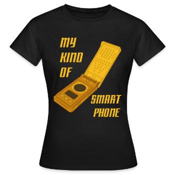Star Trek Discovery Communicateur - T-shirt Femme - noir - Devant - AI Model Female 172 dark (172cm)