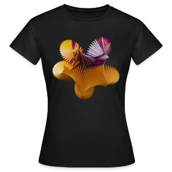 spiral 1 - Frauen T-Shirt - Schwarz - Vorne - AI Model Female 172 dark (172cm)
