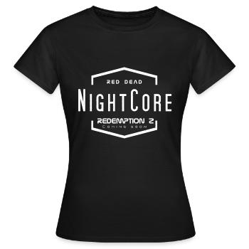 NightCore ║ Red Dead Redemption 2 - Frauen T-Shirt - Schwarz - Vorne - AI Model Female 172 dark (172cm)