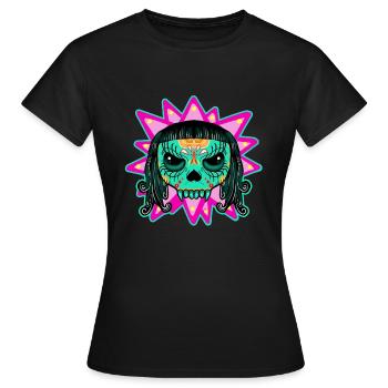 Vampir - Frauen T-Shirt - Schwarz - Vorne - AI Model Female 172 dark (172cm)