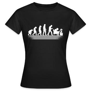 Bonsai plantes bonsai-arbre Evolution Bonsai - T-shirt Femme - noir - Devant - AI Model Female 172 dark (172cm)