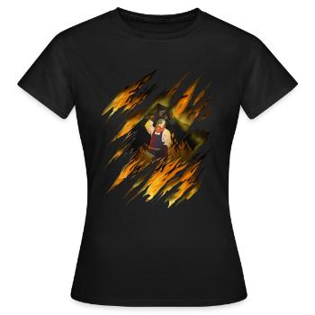 Horse Smith Horseshoe Outils de cavalier - T-shirt Femme - noir - Devant - AI Model Female 172 dark (172cm)