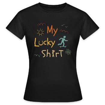 Skateboard Skater Ramp Skating Skating Vintage - T-shirt Femme - noir - Devant - AI Model Female 172 dark (172cm)