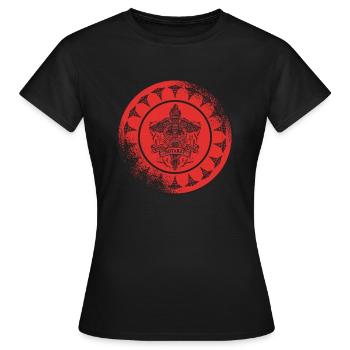 Ambulance Ambulance Hospital Médecin urgentiste - T-shirt Femme - noir - Devant - AI Model Female 172 dark (172cm)