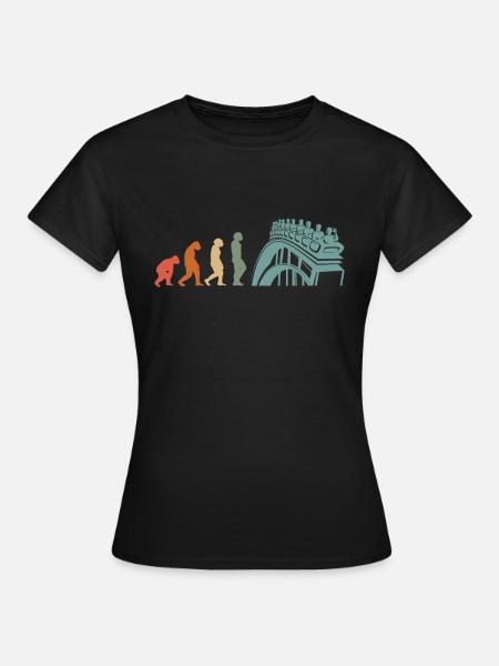 Amusement Park, Fair, Fairground, Funfair - Women's T-Shirt - black