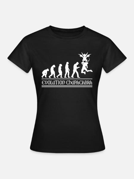 Kryptozoologen Chupacabra-Monster Evolution - Frauen T-Shirt - Schwarz