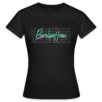 Angestellter Abschluss-Geschenk Bürokauffrau - Frauen T-Shirt - Schwarz - Vorne - AI Model Female 172 dark (172cm)