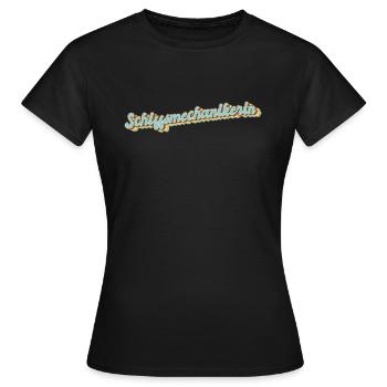 Motorenwärter Abschluss-Geschenk - Frauen T-Shirt - Schwarz - Vorne - AI Model Female 172 dark (172cm)