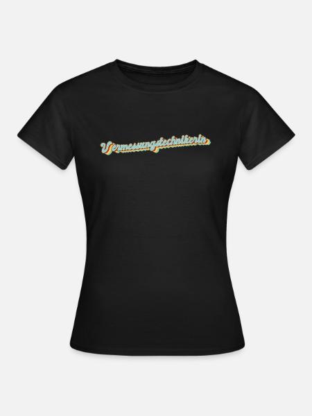 Vermesser Abschluss-Geschenk - Frauen T-Shirt - Schwarz