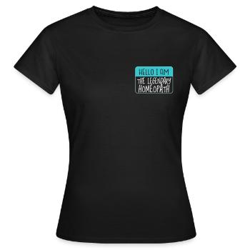 Legendary Homeopathic Herbal Naturopaths - Women's T-Shirt - black - Front - AI Model Female 172 dark (172cm)