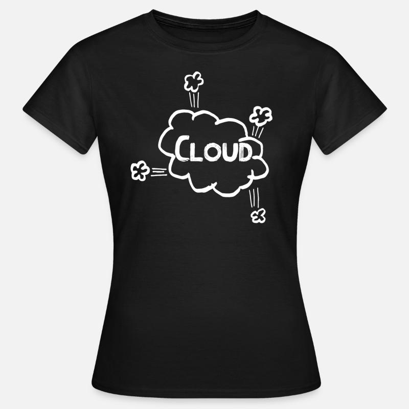 Cloud IT - Frauen T-Shirt - Schwarz