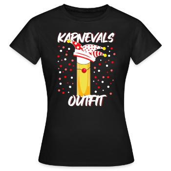 Carnaval Kölsch Cologne Kölle Jeck Lundi gras drôle - T-shirt Femme - noir - Devant - AI Model Female 172 dark (172cm)