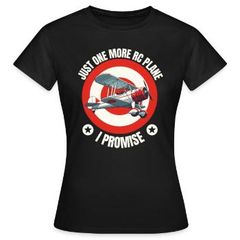 Modèle d’avion télécommandé Constructeur de modèles d’avion - T-shirt Femme - noir - Devant - AI Model Female 172 dark (172cm)