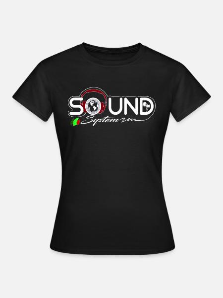 sound system t-shirt - Women's T-Shirt - black