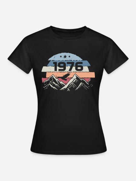 Original 1976 Jahrgang 1976 Geburtstag 1976 - Frauen T-Shirt - Schwarz