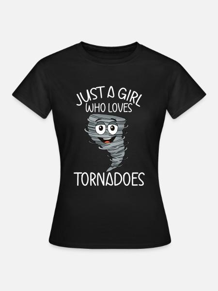 Tornado - Frauen T-Shirt - Schwarz