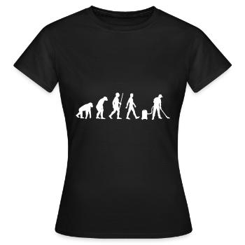 Staubsauger Reinigung Reinigungskraft Geschenk - Frauen T-Shirt - Schwarz - Vorne - AI Model Female 172 dark (172cm)