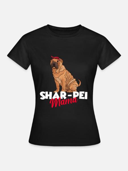 Chinese Shar Pei - Frauen T-Shirt - Schwarz