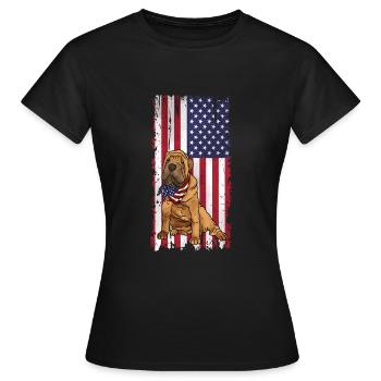 Chinese Shar Pei - Frauen T-Shirt - Schwarz - Vorne - AI Model Female 172 dark (172cm)