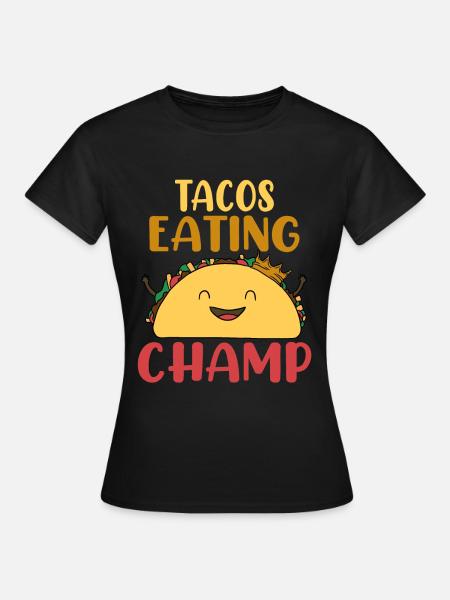 Tacos - Frauen T-Shirt - Schwarz