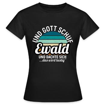 Felix - Frauen T-Shirt - Schwarz - Vorne - AI Model Female 172 dark (172cm)