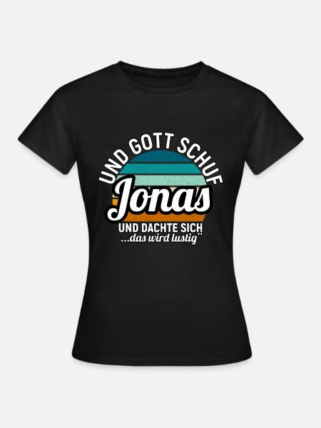 Jonas - Frauen T-Shirt - Schwarz