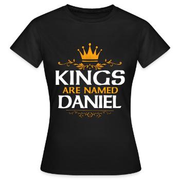 Daniel - Frauen T-Shirt - Schwarz - Vorne - AI Model Female 172 dark (172cm)