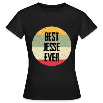 Best Jesse Ever - Frauen T-Shirt - Schwarz - Vorne - AI Model Female 172 dark (172cm)