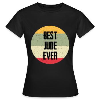 Best Jude Ever - Frauen T-Shirt - Schwarz - Vorne - AI Model Female 172 dark (172cm)