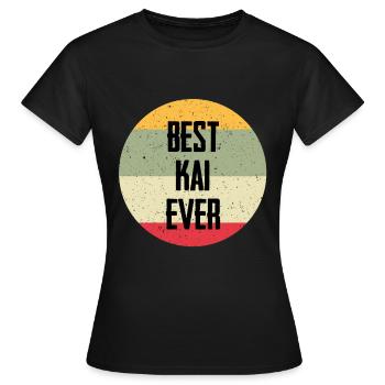 Best Kai Ever - Women's T-Shirt - black - Front - AI Model Female 172 dark (172cm)