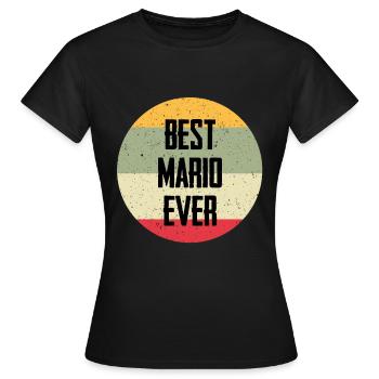 Best Mario Ever - Women's T-Shirt - black - Front - AI Model Female 172 dark (172cm)