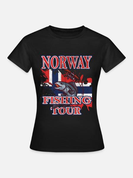 Norway, angeln, Tour - Frauen T-Shirt -