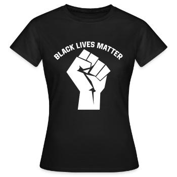 Les vies noires comptent un cadeau cool - T-shirt Femme - noir - Devant - AI Model Female 172 dark (172cm)