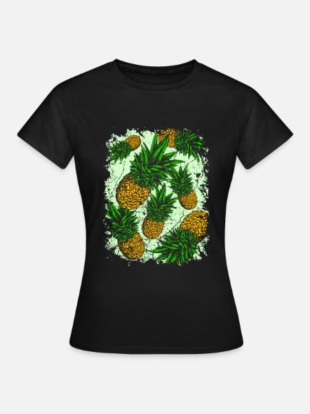 ananas - T-shirt Femme - noir