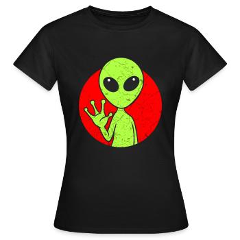 étranger - T-shirt Femme - noir - Devant - AI Model Female 172 dark (172cm)