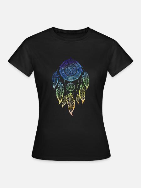 Traumfänger - Frauen T-Shirt - Schwarz