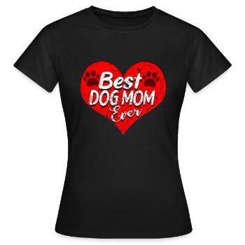 Dog owner dog owner - Women's T-Shirt - black - Front - AI Model Female 172 dark (172cm)