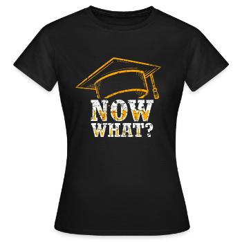 Diplôme - T-shirt Femme - noir - Devant - AI Model Female 172 dark (172cm)