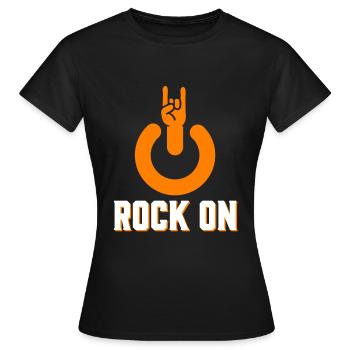 Musique rock - T-shirt Femme - noir - Devant - AI Model Female 172 dark (172cm)