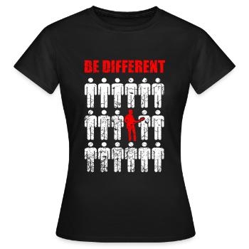 Rocker Rock Guitare Guitariste Alternative - T-shirt Femme - noir - Devant - AI Model Female 172 dark (172cm)