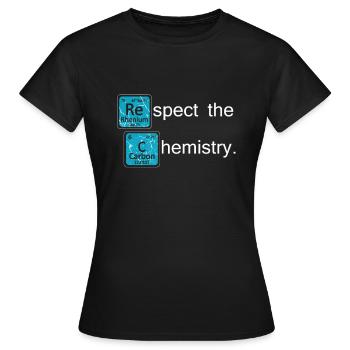Chimiste chimiste - T-shirt Femme - noir - Devant - AI Model Female 172 dark (172cm)